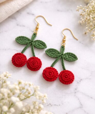 Cherry Drop Earrings