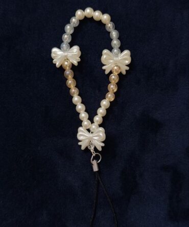 Beaded Bow Charm